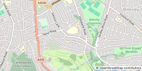 Map of Birmingham, West Midlands