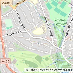 Map of Birmingham, West Midlands