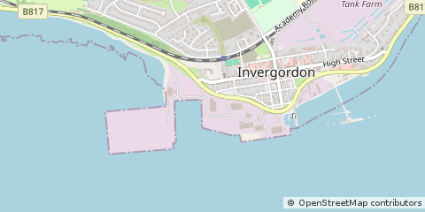 Map of Invergordon