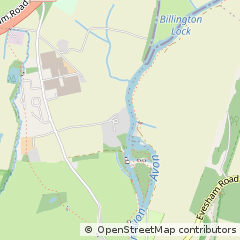 Map of Evesham, Worcs