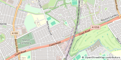 Map of Newcastle Upon Tyne