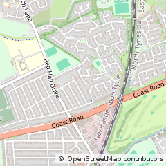 Map of Newcastle Upon Tyne