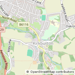 Map of Huddersfield
