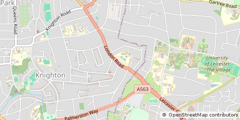 Map of Leicester