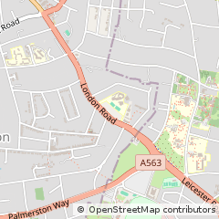 Map of Leicester