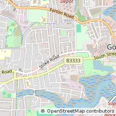 Map of Gosport, Hants