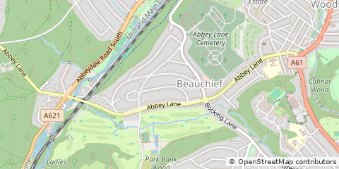 Map of Sheffield