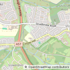 Map of Sheffield