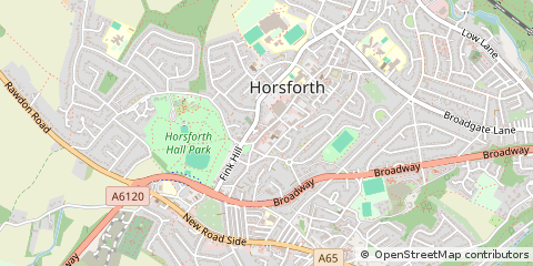 Map of Leeds