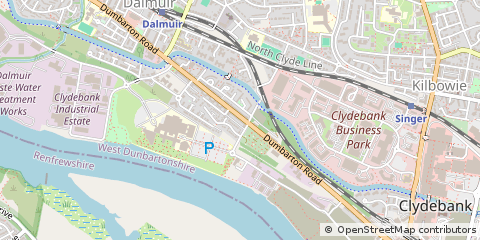 Map of Clydebank