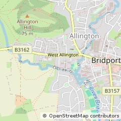 Map of Bridport, Dorset