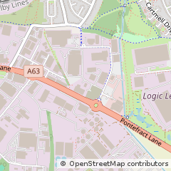 Map of Leeds, West Yorkshire