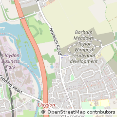 Map of Ipswich, Suffolk