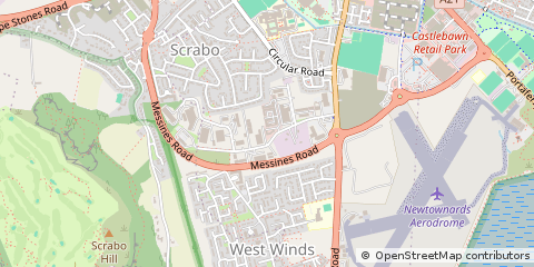 Map of Newtownards, Co. Down