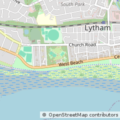 Map of Lytham ST. Annes, Lancashire