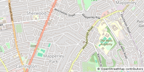 Map of Nottingham