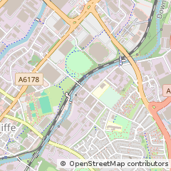 Map of Sheffield, South Yorkshire