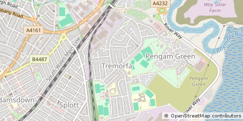 Map of Cardiff