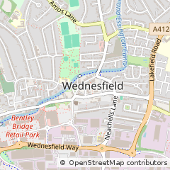 Map of Wolverhampton, West Midlands