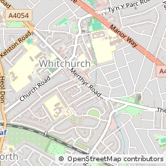 Map of Cardiff