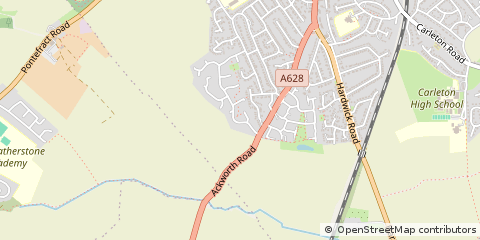 Map of Pontefract