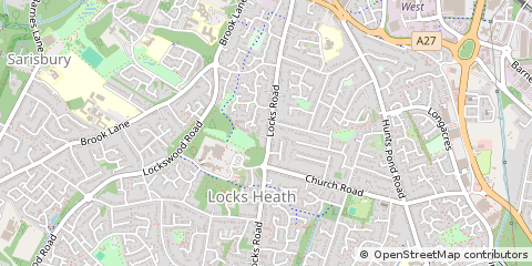 Map of Southampton, Hampshire