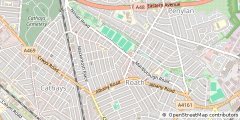 Map of Cardiff