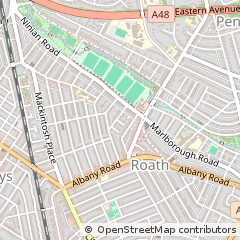Map of Cardiff