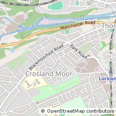 Map of Huddersfield