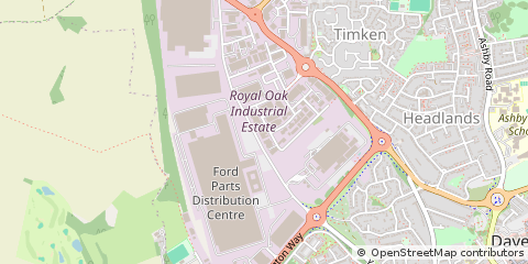 Map of Daventry