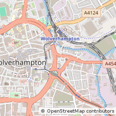 Map of Wolverhampton, West Midlands