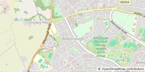 Map of Nottingham