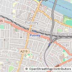 Map of Putney, London