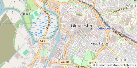 Map of Gloucester