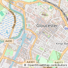 Map of Gloucester