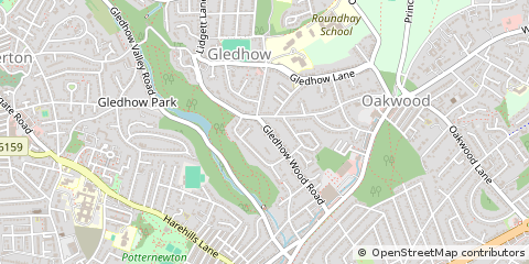 Map of Leeds