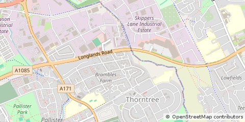 Map of Middlesbrough