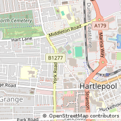 Map of Hartlepool