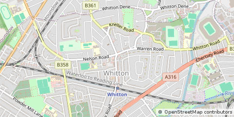 Map of Whitton