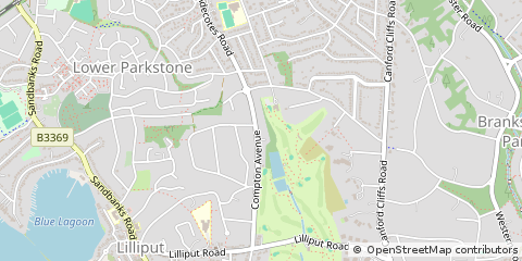 Map of Poole, Dorset