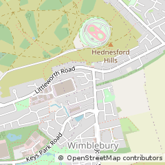Map of Cannock, Staffordshire