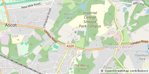 Map of Sunninghill, Berkshire