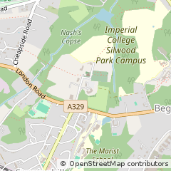 Map of Sunninghill, Berkshire