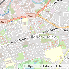 Map of Blackburn, Lancashire