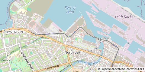 Map of Edinburgh, Midlothian