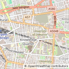 Map of Liverpool, Merseyside