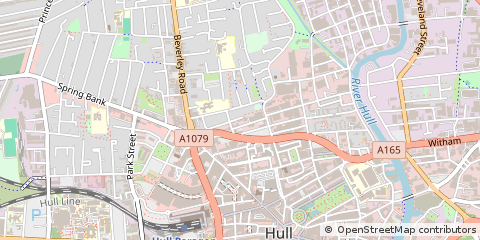Map of Hull, East Yorkshire