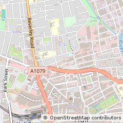 Map of Hull, East Yorkshire