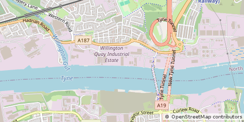 Map of Willington Quay, Tyne & Wear