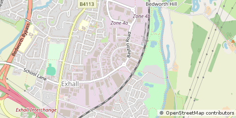 Map of Coventry, West Midlands